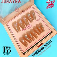Pastel Beauty 12pcs Square Nail Set