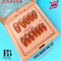 Pastel Beauty 12pcs Square Nail Set