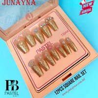 Pastel Beauty 12pcs Square Nail Set