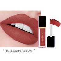 Beauty Glazed Liquid Matte Lipstick - 103 Coral Cream [Exp-02/26]