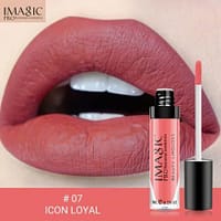 Imagic Beauty Lipgloss Waterproof Matte Liquid Lipstick – 07 Icon Loyal