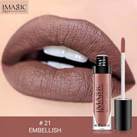 Imagic Beauty Lipgloss Waterproof Matte Liquid Lipstick – 21 Embellish