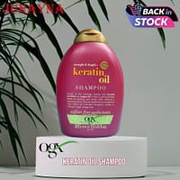 OGX Strength & Length+ Keratin Oil Shampoo 385ML