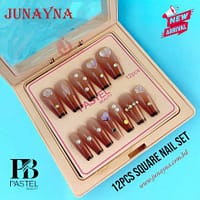 Pastel Beauty 12pcs Square Nail Set
