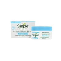 Simple Water Boost Skin Quench Sleeping Cream - 50ml