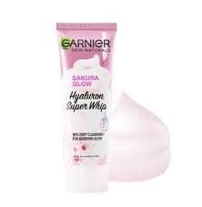 Garnier Sakura Glow Hyaluron Super Whip Face Wash 100ml