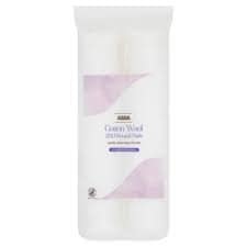 ASDA The Skin System Cosmetic Cotton Wool Pads 200 Pcs