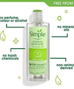 Alternative view of Simple Kind to Skin Soothing Facial Toner – 200 ml
