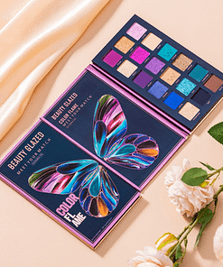 Alternative view of Beauty Glazed 18 Color Flame Eyeshadow Waterproof Palette - B110#