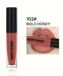 Beauty Glazed Liquid Matte Lipstick - 102 Bold Honey