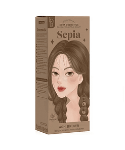 Kota Cosmetics Hair Color Cream Sepia - Ash Brown