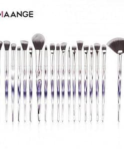 Maange Brush Set 20 pcs – Purple White