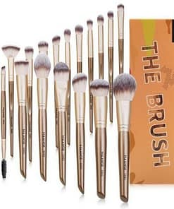 Maange Professional Makeup Brushes Set 18 Pcs – Champagne Gold