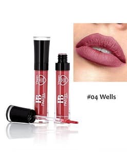 Pastel Beauty Megalast Catsuit Liquid Matte Lipstick - 04 #Wells [ Get Free 2 Sheet Mask]