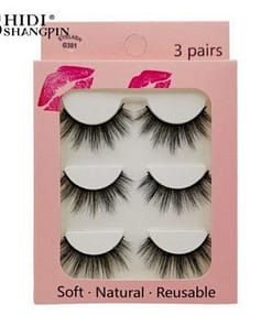 SHIDI SHANGPIN 3 Pairs Eyelash – G301