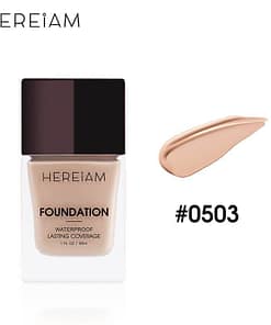 Hereiam Waterproof Lasting Coverage Foundation - #0503 Honey