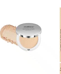 Maliao Whitening Powder 2-in-1 Compact Powder - 02 Soft Beige