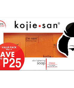 Kojie San Skin Lightening 3 in 1 Soap Pack ( 3x 65g)