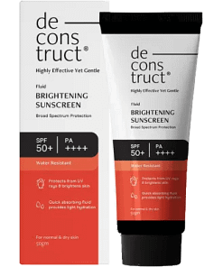 Deconstruct Fluid Brightening Sunscreen with spf 50+ 50gm